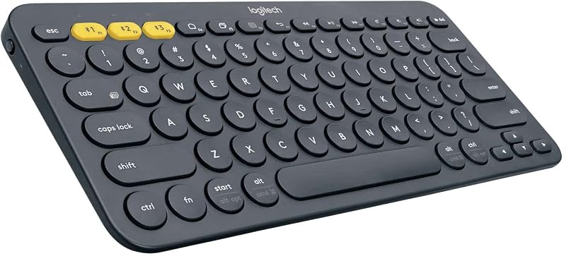 Logitech K380 Wireless Multi-Device Keyboard For Windows, Apple Ios, Apple Tv Android Or Chrome, Bluetooth, Compact Space-...