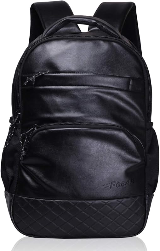 F Gear Luxur Black 25 liter Laptop Backpack