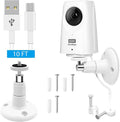 Kent Cam Wired 10 feet Long 360 Security Wall Mounting Kit Camera with Multiple Installation Options , USB Cable with Indo...