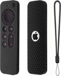 Dealfreez Protective Full Wrap Silicone Case Compatible with New Siri Apple TV 4k 2nd Generation Remote Skin-Friendly Shoc...