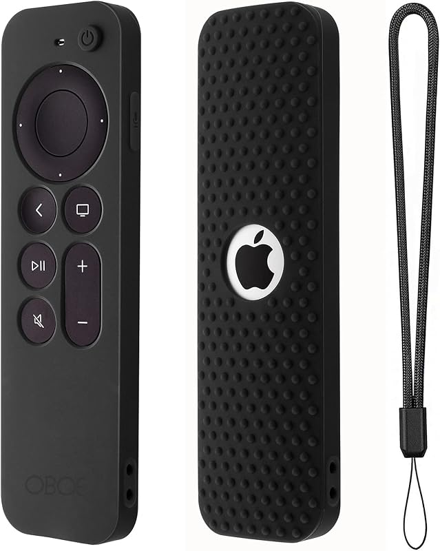 Dealfreez Protective Full Wrap Silicone Case Compatible with New Siri Apple TV 4k 2nd Generation Remote Skin-Friendly Shoc...