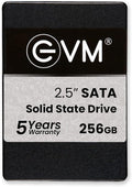 EVM 2.5" 256GB SATA SSD Next-gen 3D TLC NAND Internal SSD, Flash Fast Performance Ultra Low Power Consumption (EVM25, Black)