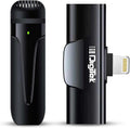 DigiTek (DWM-002) Wireless Microphone & Receiver with 8-pin Connector for Noise Cancellation, Fast Charging, Suitable for ...