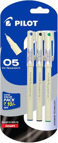 Pilot Hi-Techpoint 05-1Blue + 1Black + 1Green