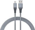 Amazon Basics USB A to Lightning Aluminum with Nylon Braided MFi Certified Charging Cable (Grey, 1.2 meter)