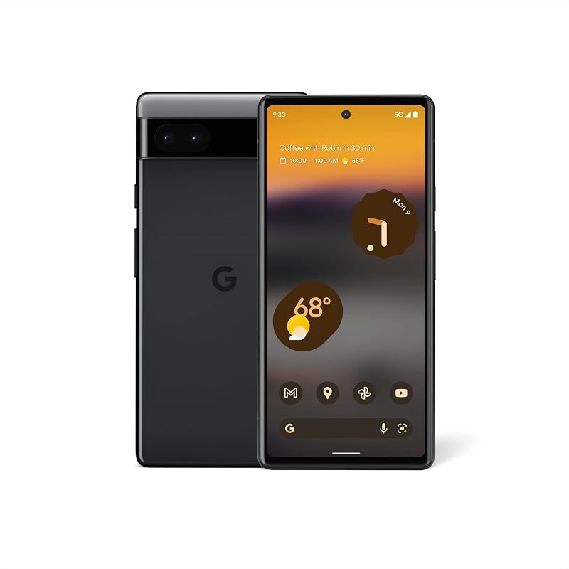 Google Pixel 6a 5G (Charcoal, 6GB RAM, 128GB Storage)