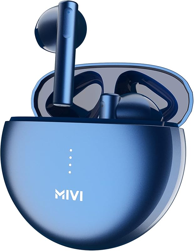 Mivi DuoPods A350 Earbuds- 50hrs Playtime * *New Launch** True Wireless Earbuds with Rich Bass,13mm Dynamic Drivers, Fast ...