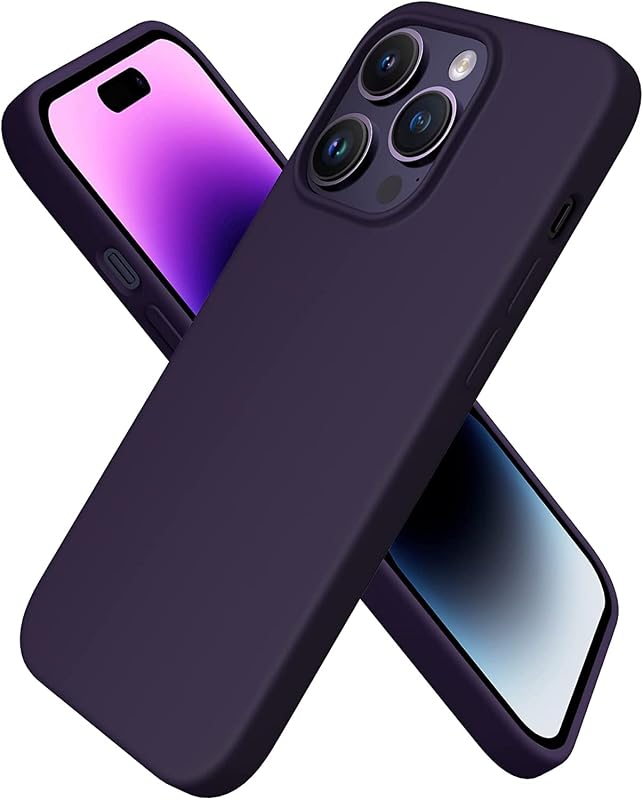 mobistyle Soft Liquid Silicone Slim Protective Shockproof with Anti-Scratch Microfiber Lining Phone Back Cover Case for iP...