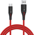 Portronics Konnect Dash 2 Type C Cable with 65W Super VOOC Flash Charge, 6.5A Output, Nylon Braided, Fast Data Sync, 1M Le...