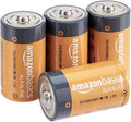 AmazonBasics D Cell Everyday Alkaline Batteries (4-Pack)