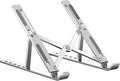 PC SQUARE Laptop Tabletop Stand/ Computer Tablet Stand 6 Angles Adjustable Aluminum Ergonomic Foldable Portable Desktop Ho...
