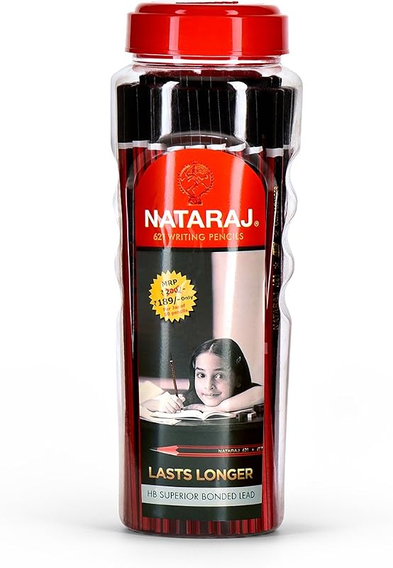 Nataraj 621 Pencil Jar - Pack of 50