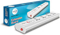 Wipro Extension Board with 4 Universal Sockets - Grey & White
