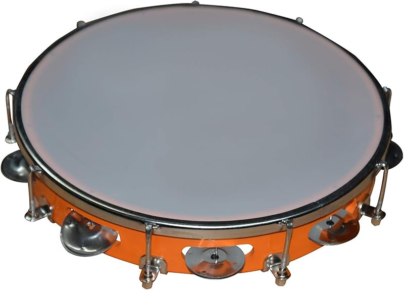 DronaIndia Tambourine Hand Percussion Musical Instrument