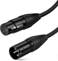 CableCreation XLR Cable, 3 FT XLR Male to XLR Female Balanced 3 PIN Microphone Cable,Black 0.9M