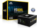 Ant Esports VS600L 600 Watt Non-Modular Continuous Power Gaming Power Supply/PSU for PC