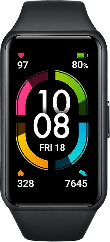 Honor Band 6 Smartwatch with AMOLED 1.47'' Display,14 Days Battery, SpO2, 24/7 Heart Rate, Stress & Sleep Monitor, Persona...