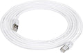 AmazonBasics RJ45 Cat 7 High-Speed Gigabit Ethernet Patch Internet Cable for Printer, Server - 10Gbps, 600MHz - White, 10-...