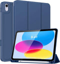 ProElite Smart Case for iPad 10th Generation 10.9 inch 2022 [Auto Sleep/Wake Cover] [Pencil Holder] [Soft Flexible Case] R...
