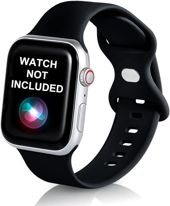 VEMIGON Watch Strap Compatible with Apple Watch Straps 49mm 45mm 44mm 42mm, Soft Silicone band for iWatch series Ultra 8 7...