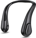 AMACOOL 5000mAh Rechargeable Neck Fan 21 Working Hours Max 4 Speeds (Black)