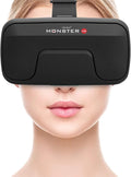Irusu Monster vr Headset with in Built Touch Button for vr Supported mobiles(New Model) (Black)