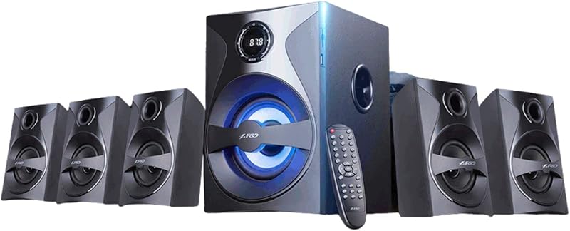 FF&D F3800X 160 W 5.1 Channel Bluetooth Home Audio Speaker & Home Theater System