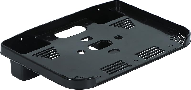 Digway Plastic Set Top Box Stand with 2 Remote Holder (Black)