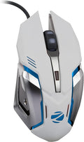 ZEBRONICS Zeb-Transformer-M Optical USB Gaming Mouse with LED Effect(White)