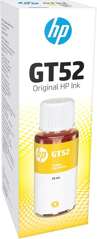 HP GT52 Ink Bottle (Yellow)