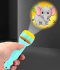 FLAGEHAVEN Mini Slide Projector Flashlight Torch, Kids Projection Light Toy Slide Flashlight Lamp Education Learning Night...