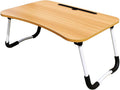 GoRogue Stud Foldable Wooden Mini Lapdesk for Couch, Sofa Bed, Study Tray Table Stand for Writing (Beige)