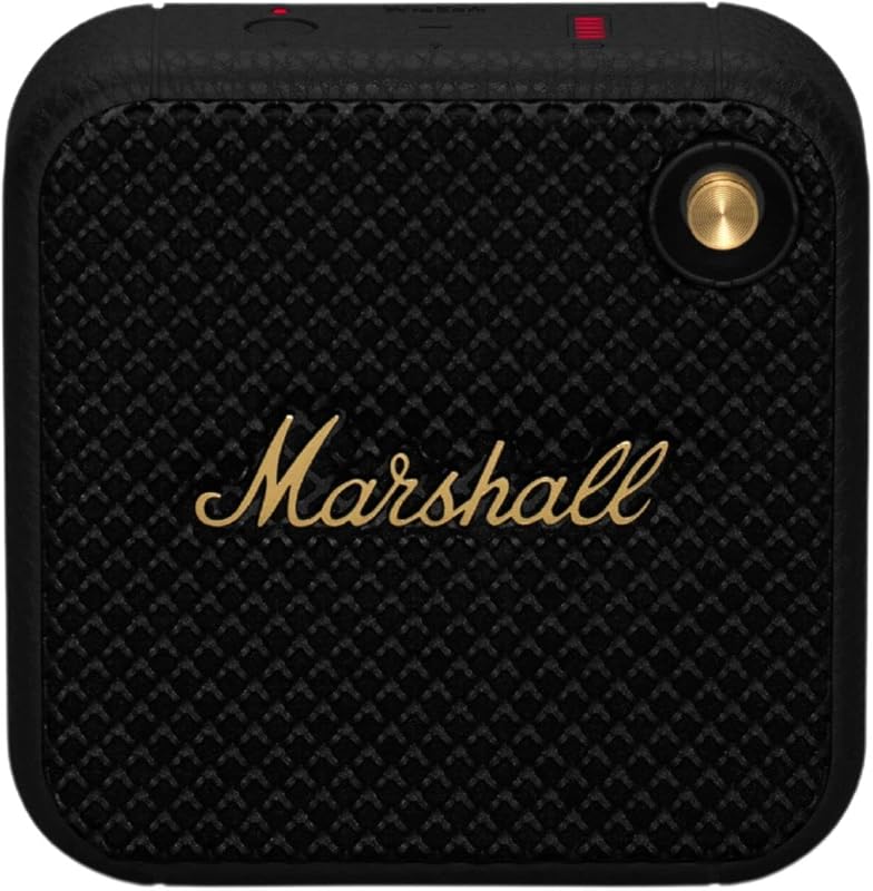 Marshall Willen Portable Bluetooth Speaker - Black & Brass