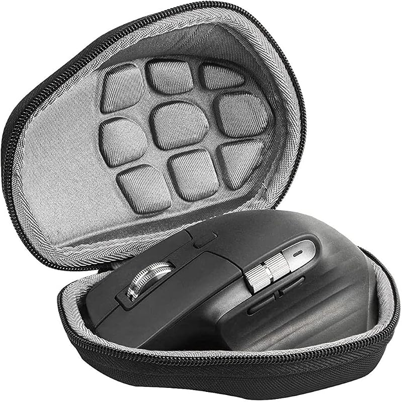ELEPHANTBOAT® Portable Protector Case Cover Storage Carry Travel Hard Case for Logitech MX Master/Master 2S Wireless Bluet...