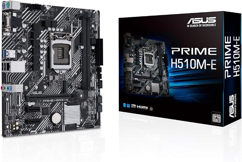 ASUS Prime H510M-Emicroatx Motherboard Lga1200 for 11Th & 10Th Gen Processor Ddr4