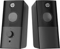 HP 8CA76AA 2 Watt 2.0 Channel USB Multimedia Speaker (Black)