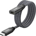 Hoss® Type C Extension Cable, USB 3.1 Gen 2 (10Gbps) USB C Male to Female Extension Fast Charging Cable Compatible with Th...