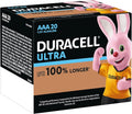Duracell Ultra Alkaline Battery AAA - 20 Pieces