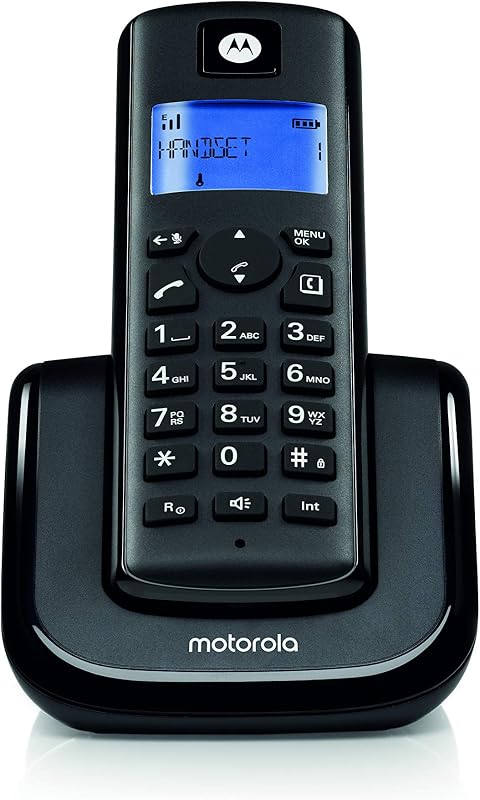 Motorola T201I Digital Cordless Landline Phone (Black)
