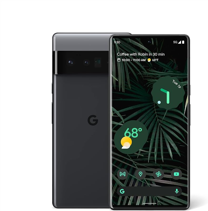 Google Pixel 6 Pro 5G (Stromy Black, 12GB RAM, 128GB Storage)