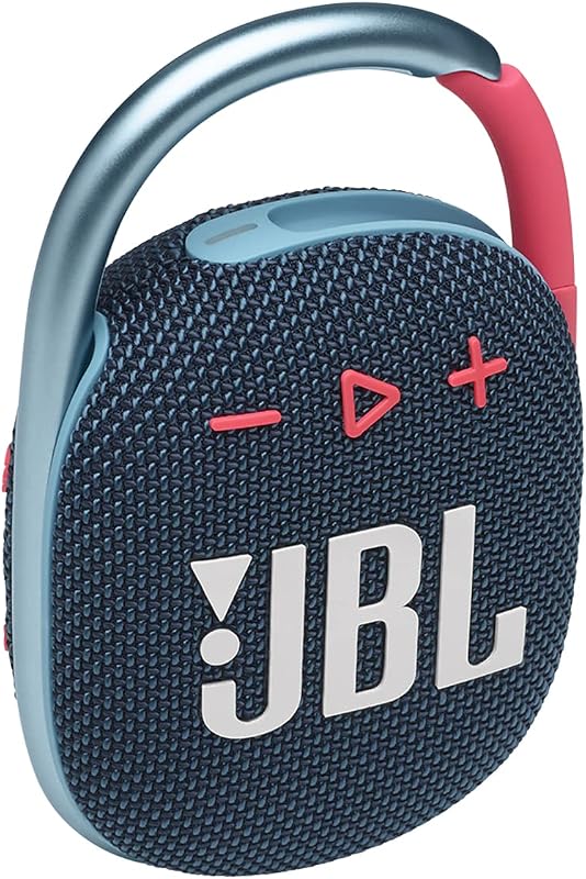 JBL Clip 4, Wireless Ultra Portable Bluetooth Speaker, JBL Pro Sound, Integrated Carabiner, Vibrant Colors with Rugged Fab...
