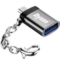 Dyazo Aluminium Portable High Speed Micro USB to USB A Female OTG Adapter/Converter Compatible with Samsung S6 Edje S7 Edg...