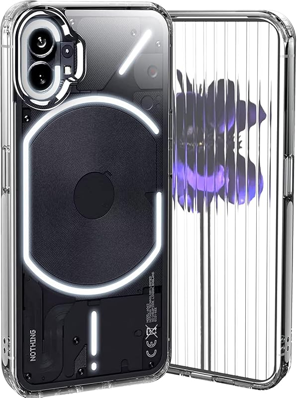 Amozo Polycarbonate Designed for Nothing Phone 1 Cover, Ultra Hybrid Crystal Clear Camera Protection | Nothing Phone 1 Bac...