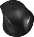 ASUS MW203 Multi-Device Wireless Silent Mouse, 2.4GHz with USB Nano Receiver, 2400 DPI Optical Tracking, 6 Buttons, Compat...