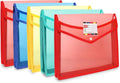 G 1 Transparent A4 Size Document File | Storage Bag with Snap Button for Certificates/Legal Documents | Set of 5 | Plastic...