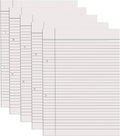 Paraspapermart A4 Ruled White Project Sheets (100 Sheets, Both Side Ruled)