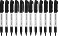 Amazon Basics Permanent Fine Point Marker Set - Black - Pack of 12