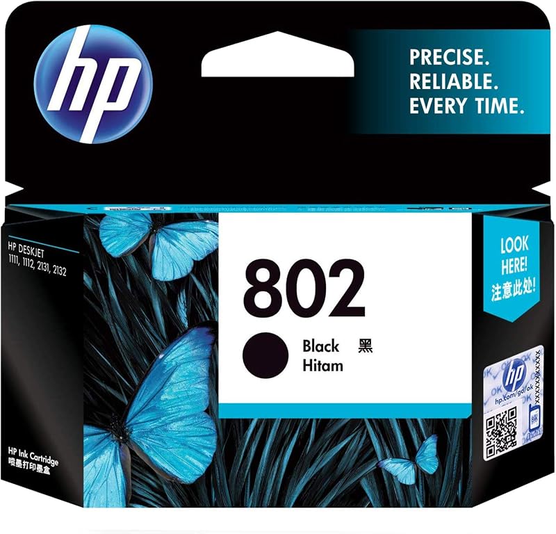 HP 802 Small Ink Cartridge - Black