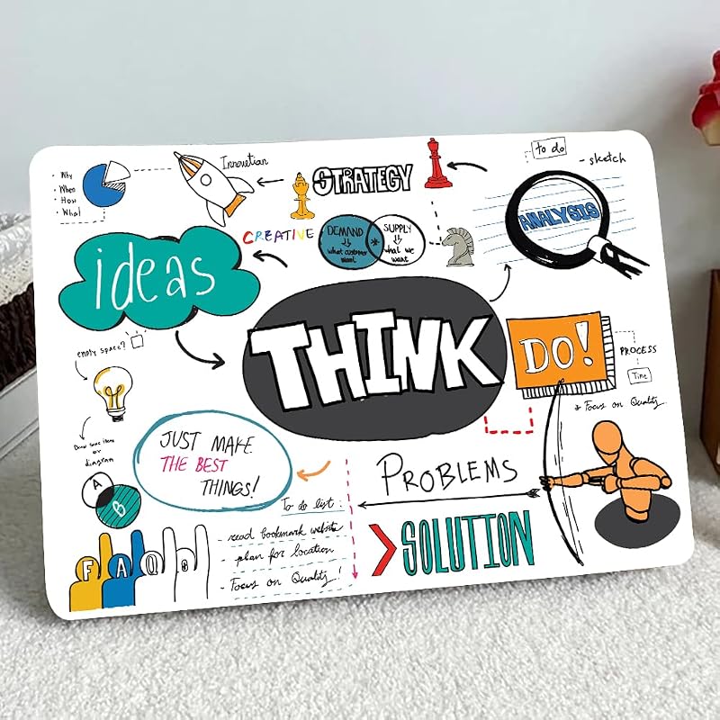 NoWorries - Creative thoughts Motivational Quotes Scratch-Free Vinyl Laptop Skin/Sticker for 15.6inch/14inch Laptops [Size...