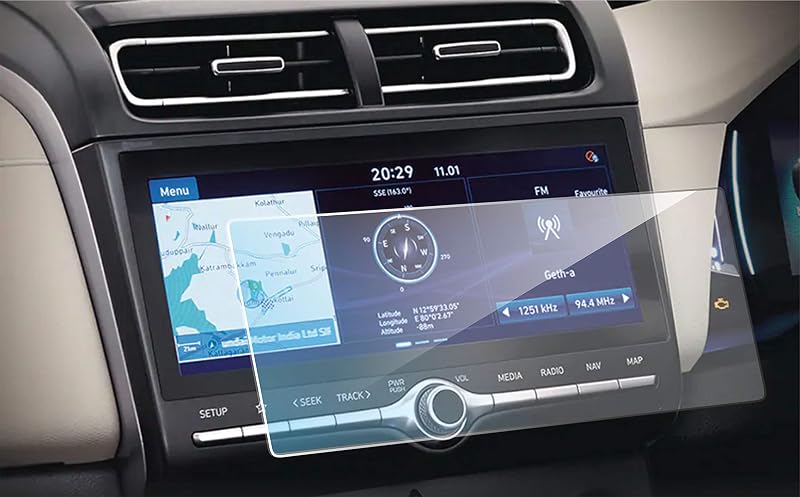GEAR GUARD - GIVE LIFE TO YOUR DEVICE Hyundai New Creta 2020, SX SX O Auto, Accessories Infotainment System Unbreakable Sc...